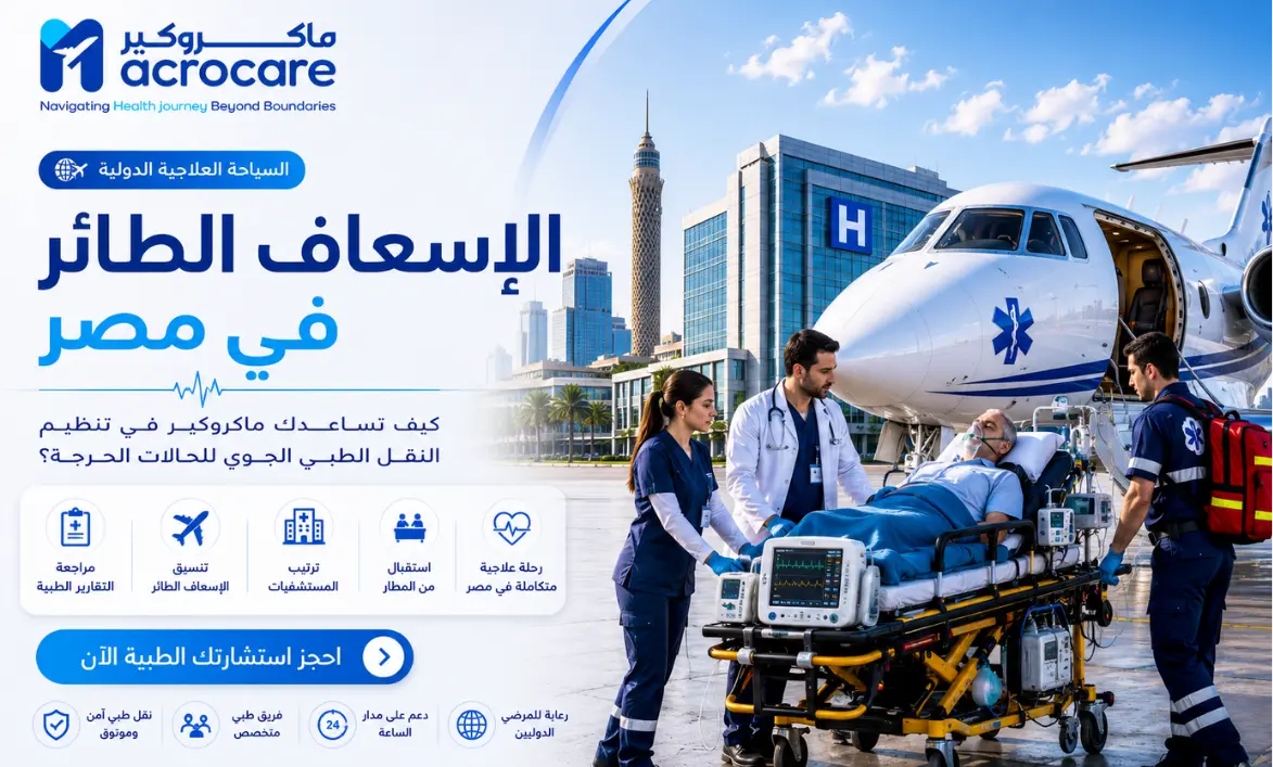 الإسعاف الطائر في مصر: كيف تساعدك ماكروكير في تنظيم النقل الطبي الجوي للحالات الحرجة؟ cover image